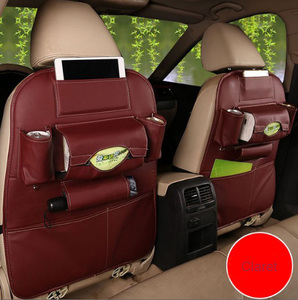 De luxe En Cuir PU <span class=keywords><strong>Organisateur</strong></span> de <span class=keywords><strong>Voiture</strong></span> De Banquette Arrière Avec Porte-<span class=keywords><strong>Tablette</strong></span> Pour Enfants - Product Image 3