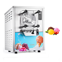 Machine à glace dure commerciale SIHAO-112, portable, pour faire des boules de glace maison