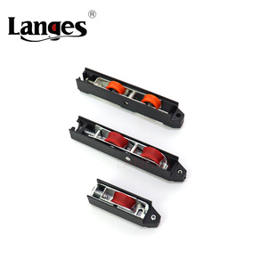 Gran oferta africana, precios baratos, puerta corredera lisa, rueda de rodillo de polea de nailon doble de acero inoxidable para puerta de aluminio - Product Image 5