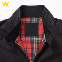 Veste de baseball d'hiver pour homme, enduite, avec fermeture éclair, coupe-vent, décontractée, pour le travail