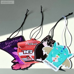 Feuilles désodorisantes pour voiture en papier de coton premium, parfum de luxe à suspendre pour automobile - Product Image 5