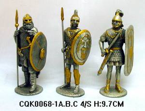 Ornements en métal fini, design Veronese, design en métal fini en armure complète - Product Image 2