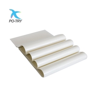 PO-TRY Rollo de Película PET DTF de 75 Micrones, 30cm 60cm*100m, Impresión a Una o Dos Caras, Despegue en Caliente y en Frío, Soluble en Agua para Ropa
