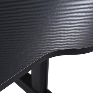 무료 샘플 현대 테이블 가구 이그제큐티브 조절 럭셔리 홈 디자인 유리 화이트 높이 컴퓨터 L 모양 사무실 책상 - Product Image 4