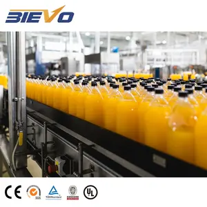 Automatic Juice Hot Washing Filling Capping Machine For 50-500ML PET Bottle