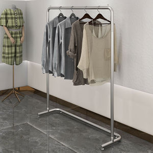 Porte-manteau pour femmes célébré par Internet support de suspension <span class=keywords><strong>en</strong></span> acier inoxydable présentoir de magasin étagère à vêtements spéciale <span class=keywords><strong>en</strong></span> métal durable - Product Image 4