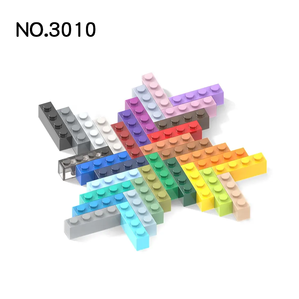 100g/bag building block No.3010 Brick 1 x 4 mini Building Bricks figures compatible with legoed