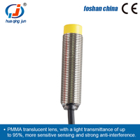 Huaqingjun-Interruptor de proximidad Circular, distancia de detección, Sensor inductivo de 2mm para luces LED
