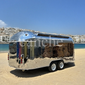 Remorque de café Chariot de crème glacée Foodtruck à vendre USA Mobile Coffee Van Ice Cream Fast Food Truck Remorque de café sur mesure - Product Image 2