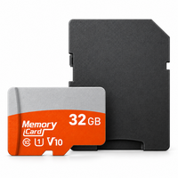 Kartu Memori TF 32GB Kecepatan Tinggi Kelas 10 U1 Micro Mini SD untuk Ponsel Pintar Android Tablet Kamera GPS Perangkat Portabel CE/FCC