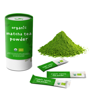 Thé vert matcha biologique de qualité cérémonielle certifié AAAAAA, poudre de matcha pure, amincissant, sachet individuel, emballage de thé santé - Product Image 4