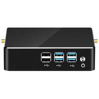 Mini PC Portátil XCY J4125, Microcomputadora Personal de Oficina, DDR4, Pantalla Dual, HTPC Nuc