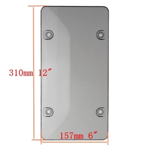 Rideau De Fumée Bug Bouclier Étiquette Protecteur Automatique De <span class=keywords><strong>Camion</strong></span> De Voiture Cadre de <span class=keywords><strong>Plaque</strong></span> D'<span class=keywords><strong>immatriculation</strong></span> - Product Image 5