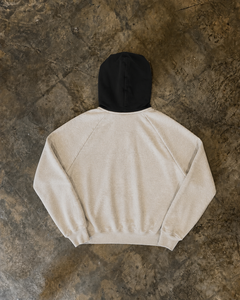 Sweat-shirt à capuche personnalisé Hongguan, impression sérigraphique, couleur contrastée, poche sur la capuche, coupe ample, style streetwear décontracté pour homme - Product Image 2