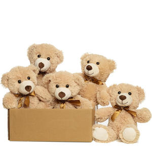 Boneka Beruang Teddy Tujuh Warna dengan Pita Sutra, Mainan Boneka Teddy Lucu, Boneka Teddy Imut, Hadiah Anak Grosir - Product Image 1