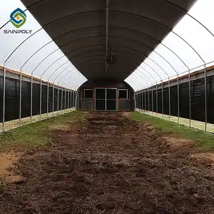 Greenhouse Greenhouses Commercial Greenhouse Supplier Sainpoly Blackout Commercial Greenhouse Single Layer Agricultural Greenhouses Light Deprivation Greenhouse