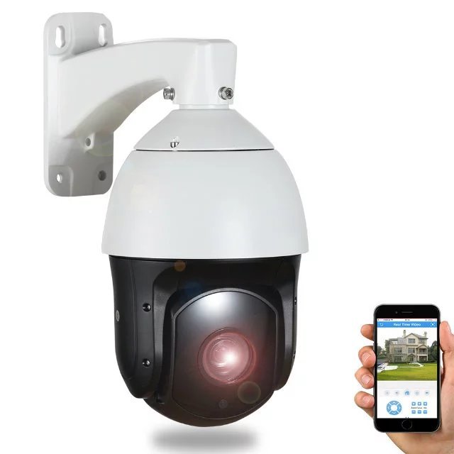 8MP 4k 36X Optical Zoom Auto Tracking Starlight IP PTZ Camera Alarm Speed Dome Camera IP67 SD Card Slot