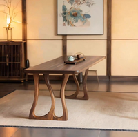 Bureau d'écriture de luxe haut de gamme en bois massif pour immeuble de bureaux - Design exécutif moderne