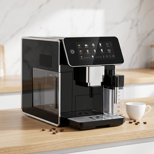 Máquina de Café Automática de Grano a Taza, Fabricación OEM/ODM, Carcasa de Acero Inoxidable, Cafetera Comercial y Doméstica - Product Image 1
