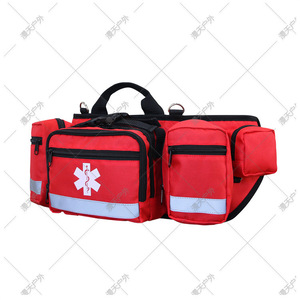 Sac de taille portable en tissu Oxford pour médicaments, trousse de premiers secours rouge pour sports de plein air, rangement ultraléger - Product Image 5