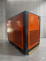 Compresseur d'air fixe à vis sans huile, à deux étages, pour la récupération de réfrigérant, 45 kW (60 CV), 10 bars, haute pression