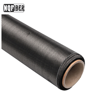 NQFIBER Tissu en fibre sergé ou uni, fil conducteur, <span class=keywords><strong>roving</strong></span> noir, <span class=keywords><strong>carbone</strong></span> 24K - Product Image 1