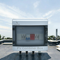 Boîtier de distribution photovoltaïque IP66 en ABS pour extérieur, boîte de jonction 6 voies, 500V DC 32A, boîte de combinaison solaire 3 entrées 3 sorties, étanche