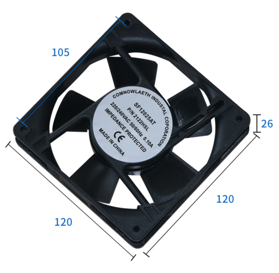 HTYZ Cooling Fan for Network Cabinet Server Rack Cooling Fan Unit CE
