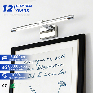 โคมไฟติดผนังกระจก LED รุ่นโมเดิร์น พร้อมโคมโครเมียม มาตรฐาน IP44 ปรับความสว่างได้ รับประกัน 3 ปี สำหรับใช้ในบ้านและโรงแรม - Product Image 1