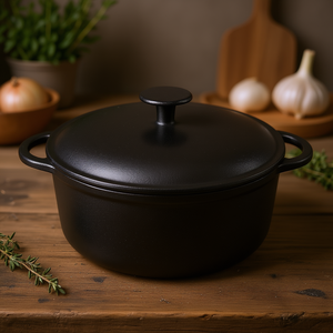 Olla Rusa para Carne de 3.5 Qt con Tapa para Cocinar a Fuego Lento y Estofar - Product Image 3