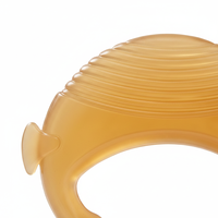 Anneau de dentition pour bébé en silicone de qualité alimentaire sans BPA, masseur apaisant pour les dents des nourrissons