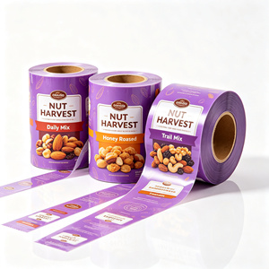Custom Printed Resealable Stand Up Pouch Food Packaging <b>Bag</b> For Nuts Dried Fruit Snacks - Product Image 2