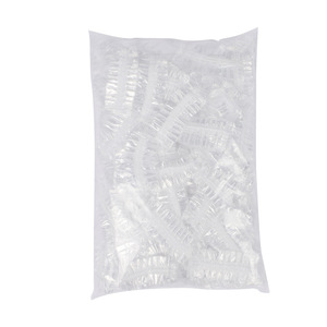 Disposable leak-proof <b>strip</b> <b>plastic</b> shower cap for ear protection, PE ear covers for hair dyeing and hair treatment, free - Product Image 4