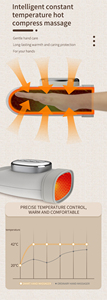 El más nuevo masajeador de manos eléctrico portátil con calor Airbag compresión guante inalámbrico masaje dedos Palma envuelto completamente relajación - Product Image 4