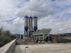 HZS75 Elektrische Beton mischa nlage Neue Produktions linie mit 1 Jahr Garantie Kern komponenten motor - Product Image 3