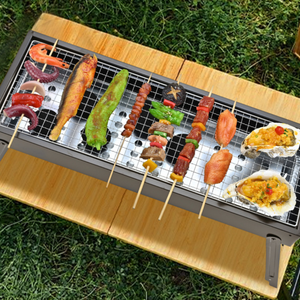 Parrilla de Carbón para <span class=keywords><strong>Barbacoa</strong></span> al Aire Libre, Parrilla Multifuncional para <span class=keywords><strong>Barbacoa</strong></span> - Product Image 6