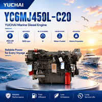 Moteur diesel marin SCDC YUCHAI série YC6MJ YC6MJ450L-C20 : Solution de puissance professionnelle pour les navires de transport maritime