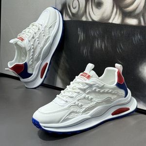 Chaussures en maille respirante pour hommes, idéales pour la course à pied, avec découpe estivale et semelles souples confortables - Product Image 1