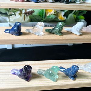 Vente en gros <span class=keywords><strong>d</strong></span>'animaux sculptés en cristal Mini ornements <span class=keywords><strong>d</strong></span>'oiseaux en cristal Oiseaux volants en cristal de Chine pour cadeaux uniques et <span class=keywords><strong>d</strong></span>écoration intérieure - Product Image 3