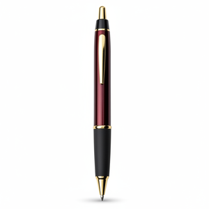Penna a Sfera Sportiva in Metallo Rosso/Oro, Materiale in Ottone con Corpo in Plastica, Penna Promozionale - Product Image 2