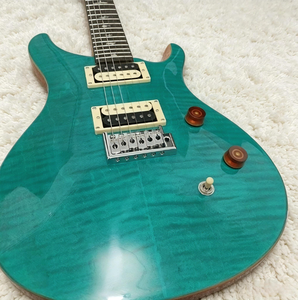 <span class=keywords><strong>Guitarra</strong></span> Eléctrica Sólida de 6 Cuerdas, Estilo <span class=keywords><strong>PRS</strong></span>, Cuerpo de Caoba <span class=keywords><strong>Verde</strong></span>, Diapasón de Palisandro, Lista para Enviar - Product Image 5