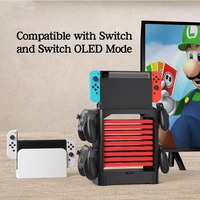 Universele multifunctionele Disc NS Host Gaming Controller Accessoires Opbergtoren Houder voor Switch OLED