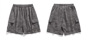 Lâche élastique cordon poche Camo Cargo Chorts personnalisé été Street Wear pour hommes - Product Image 4