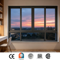 Ventana corredera de alta calidad puertas y ventanas de tamaño completo accesorios ventanas del hogar puertas y ventanas de aluminio para deslizamiento