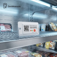 Registrador de Datos de Temperatura Inalámbrico ZenMeasure con Certificación CE, Etiqueta de Temperatura de Grado Médico para Farmacias, Laboratorios y Monitoreo de Envíos