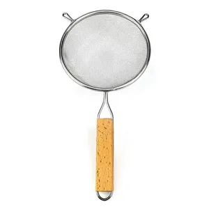 Multi-functional Oil-frying Fried Food Stainless Steel Colander Filter Spoon With Clip