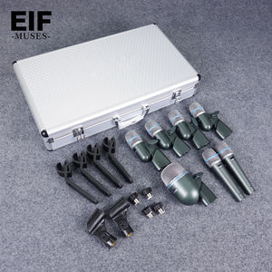 EIF Beta DMK7 professionnel 7 pièces Kit de batterie <span class=keywords><strong>Instrument</strong></span> Microphone Mic pour ampli basse Toms Snare Drum tambour microphone ensemble pour scène - Product Image 2