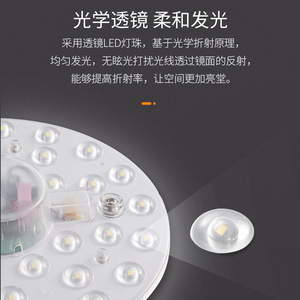 Module de remplacement pour panneau de plafonnier LED Chint, rond, 4000lm, blanc pur, kit d'éclairage domestique - Product Image 4