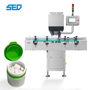 Machine de <span class=keywords><strong>comptage</strong></span> et de remplissage de capsules, comprimés et bonbons <span class=keywords><strong>électronique</strong></span>s entièrement automatique de haute précision, 2400 bouteilles/heure - Product Image 1