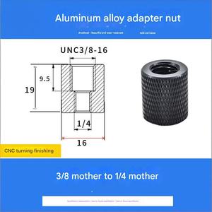 Support de trépied en alliage d'aluminium Vicsound avec adaptateur à vis 1/4 et interface 3/8, antirouille, durable, accessoires pour microphone et caméra, inclinaison et rotation - Product Image 4
